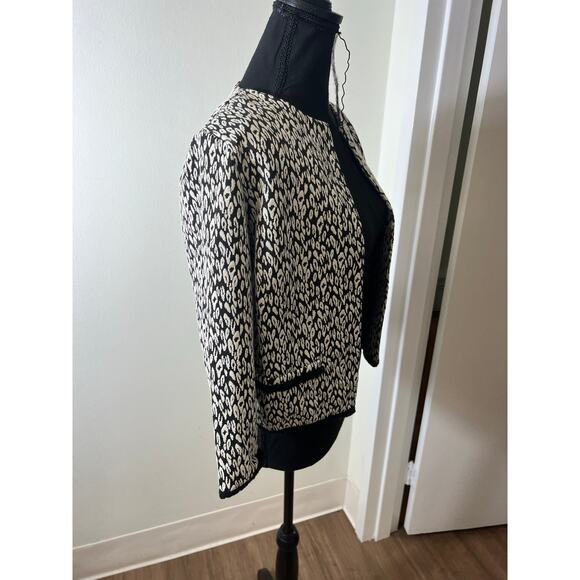 M&S Collection Black and White Pattern Blazer size medium or EU 38 - Picture 4 of 6